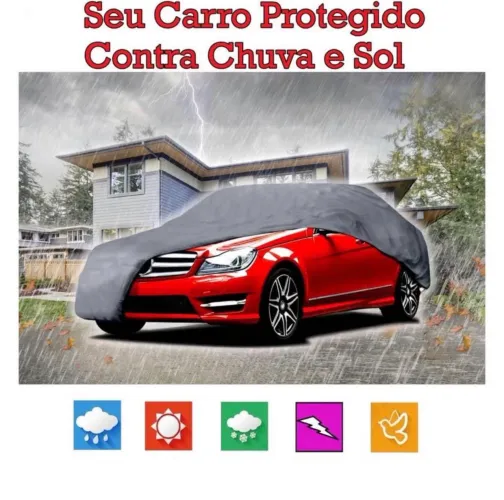 Capa para Carro impermeável C/ Aditivo Anti - UV Tam: GG 5,25 Mts NOVA!!!