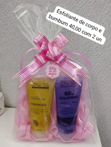 Dia das Mães Esfoliante Maracujá Corpo & Gel Colágeno 
