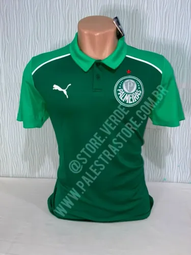 CAMISA POLO PALMEIRAS CASUAL 2024 VERDE - PUMA 