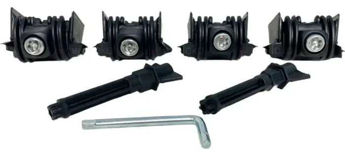 Rack De Teto Bagageiro Farad Aerodinamico Alu2 Black 120cm