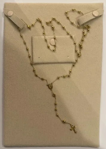 Terço masculino em Ouro 18k.