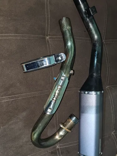 Escapamento dore sahara 300 curva inox