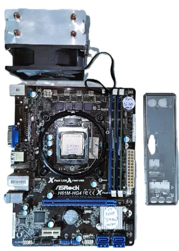 Kit: i7-2600 3.3 Ghz + ASRock H61 + 16 Gb DDR3