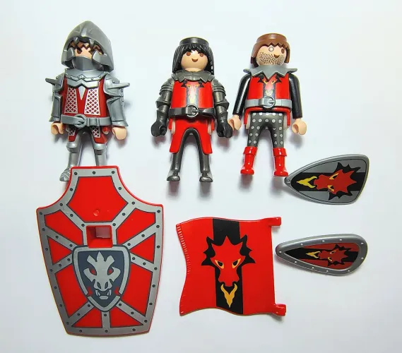 Lote Playmobil Original -Bonecos + Acessórios - Excelente Estado