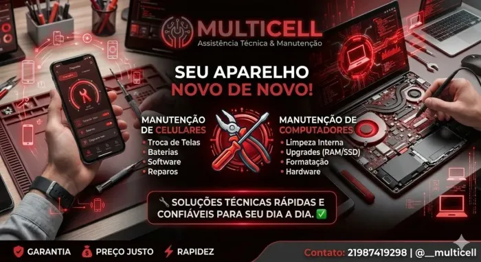 Conserto de celular e computador 