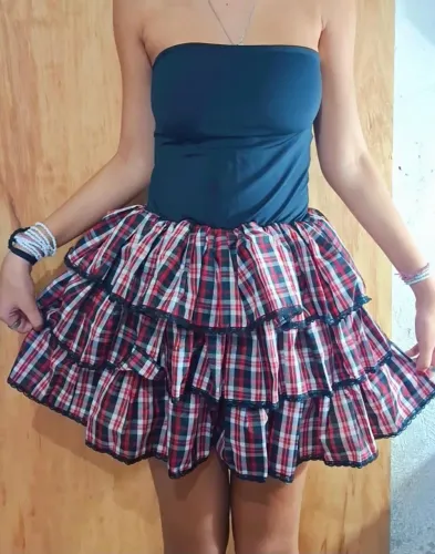 Vestido adulto de festa junina