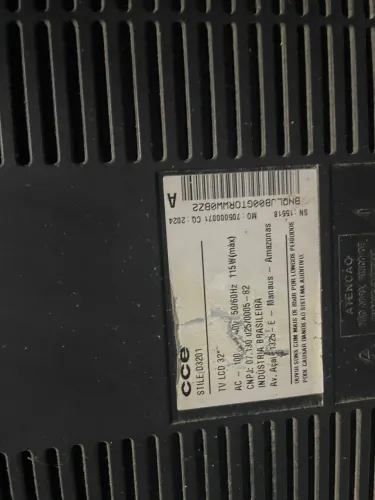 Vendo TV CCE LCD 32