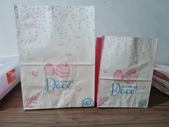 Sacos para Delivery Decorado - Tam PeG