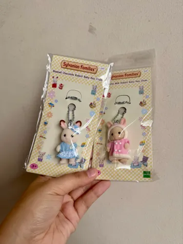 Kit com 2 Chaveiros Sylvanian Families