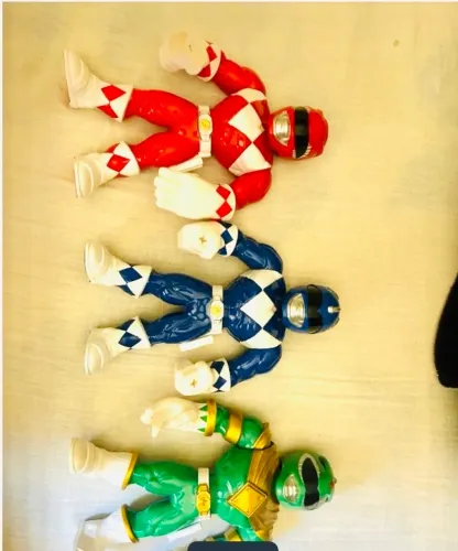 Power rangers Mighty Morphin mega mighties Lote 3 bonecos