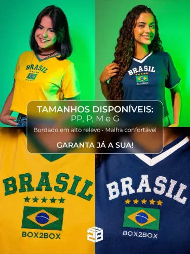 Camisas do Brasil Femininas  