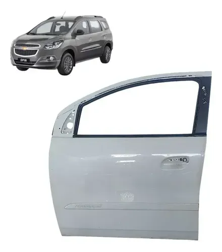 Porta Gm Spin 2013 A 2016 Dianteira Esquerda  Dianteira Esquerda Branco