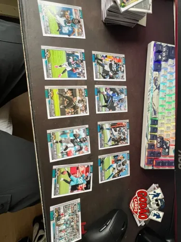 Cards Colecionaveis Topps NFL (Combo as panteras 10 Cards)