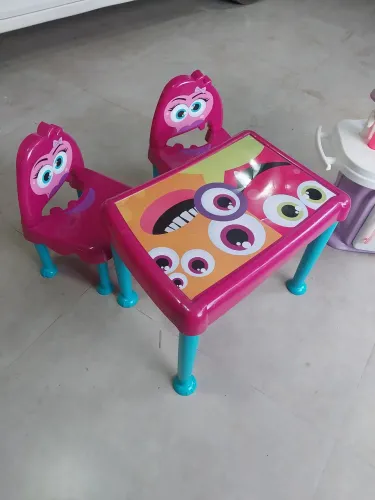 Conjunto Mesa/Cadeira Infantil Monster