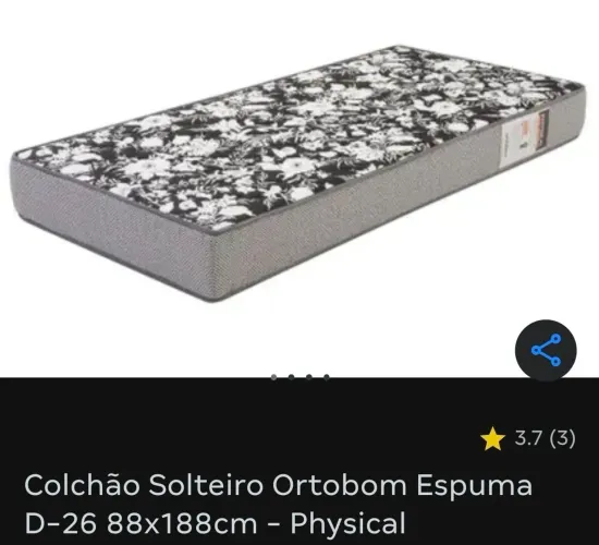 Vendo colchão de solteiro
