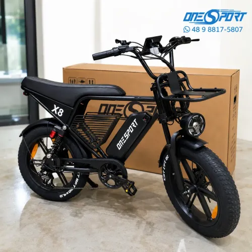 Bicicleta Elétrica Onesport X8 1000w Fat Bike 2026