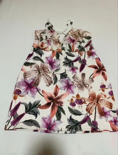 Vestido floral Lança perfume TAM G/GG
