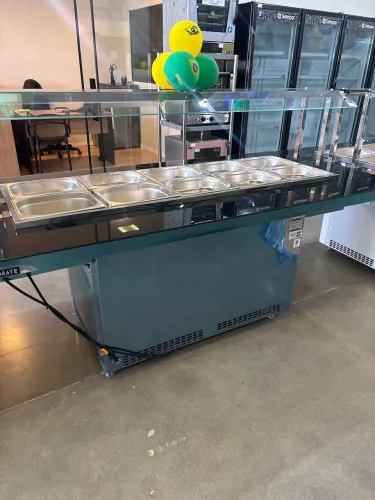 Buffet quente 10 cubas