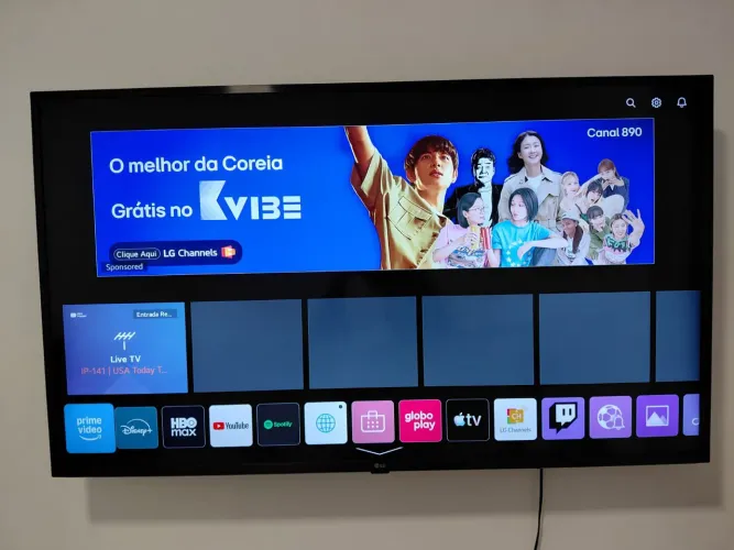 Smart TV 50" LG 4K UHD ThinQ AI + Suporte + Magic Control