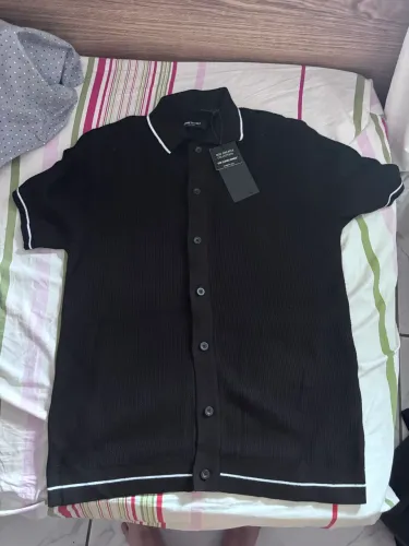 Camisa Polo de Tricô Kenneth Cole ORIGINAL - Nova com Etiqueta - Tam M