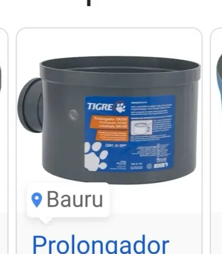 Alongador Tigre da cx de inspeção/esgoto