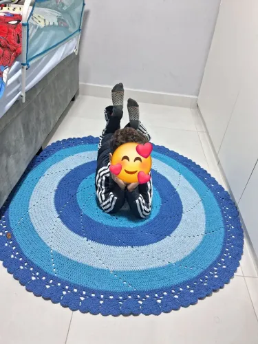Tapete de crochê