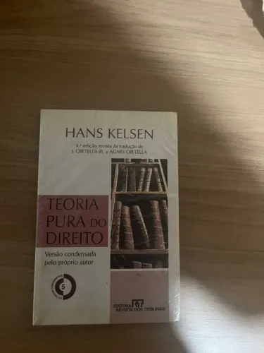 Livro Juridico: Teoria pura do direito - Hans Kelsen