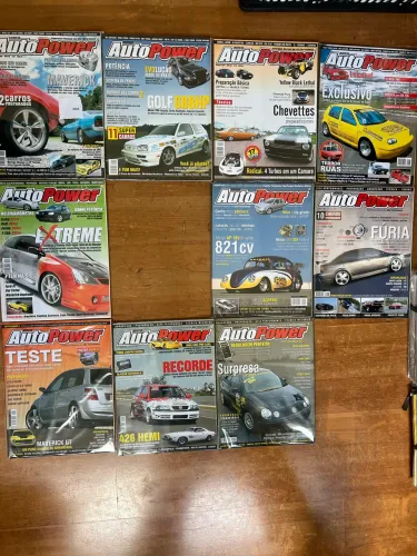 Coleção de revistas Auto Power 2004