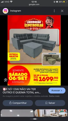 Sofá + puff