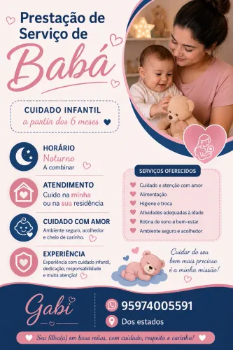 BABÁ NOTURNA E FINAL DE SEMANA