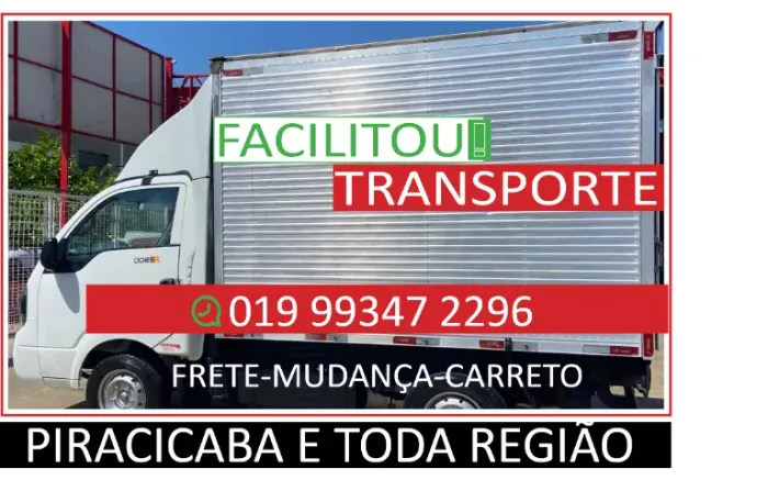 Frete Carreto Mudanças Piracicaba Região Interio de São Paulo e Capital