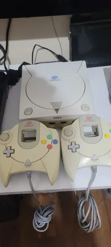 Dreamcast GDMU Novo 128gb 2 Controles Completo