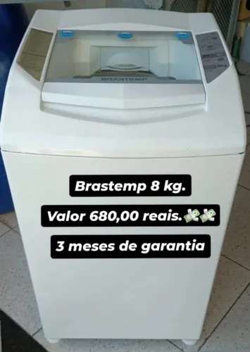 Máquina de lavar roupas Brastemp 8 kg