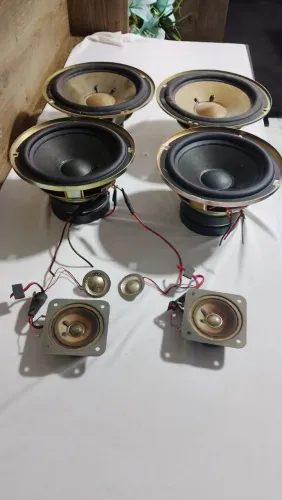 DOIS ALTO FALANTES DOIS SUBWOOFER E 2 TWEETER ORIGINAIS SONY LBT-XB66AV FUNCIONANDO 