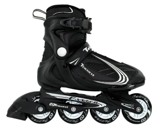 Patins Traxart Inline Faster Preto E Cinza 42/43