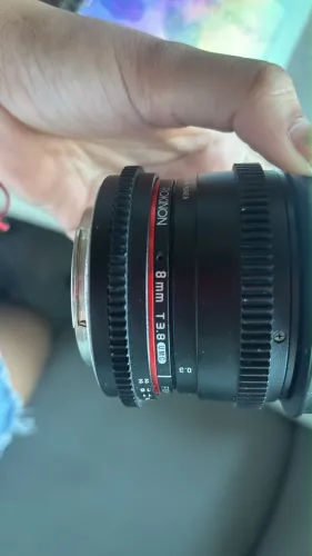 Lente canon 8mm