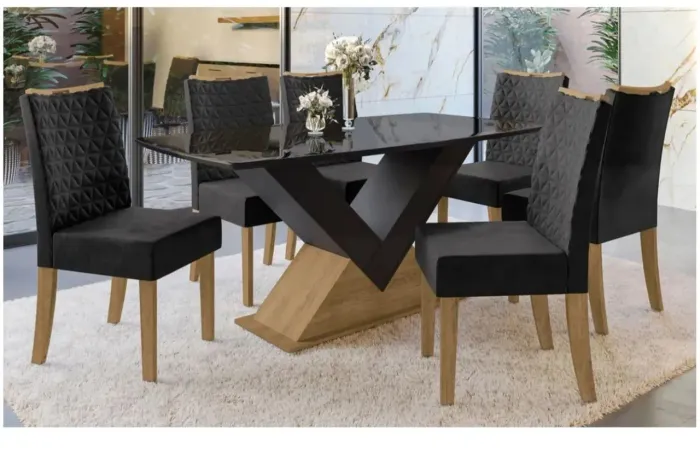Cozinha completa+ Mesa de Jantar com 6 cadeiras + Balcao ilha