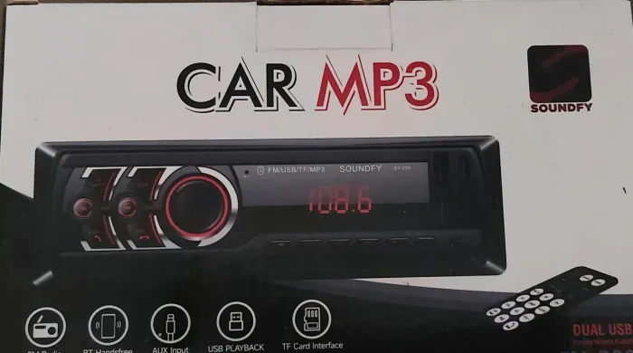 Som automotivo MP3 com bluetooth