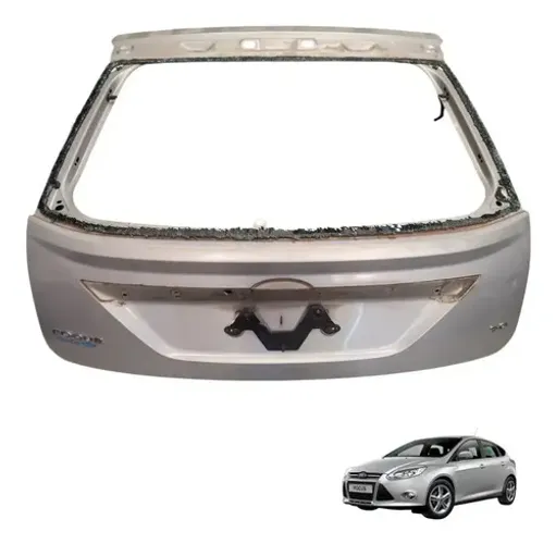 Tampa Traseira Porta Malas Focus Hatch 2.0 16v 2008 A 2013 Cinza