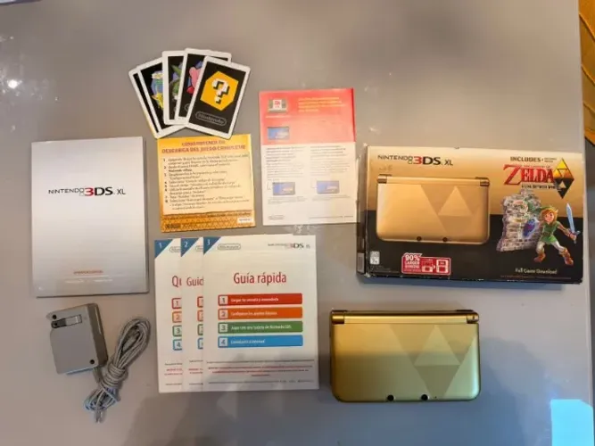 Nintendo 3DS XL Edição Zelda Completo Novinho