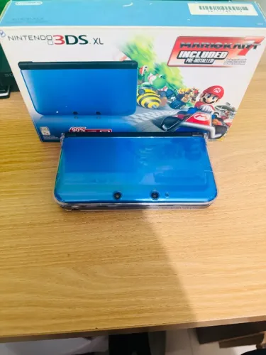 Nintendo 3DS XL Desbloqueado Completo na Caixa (Serial Batendo)