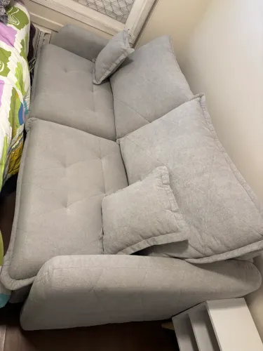 Sofá 3 lugares Cama inBox Sublime com Assento Retrátil e Encosto Reclinável