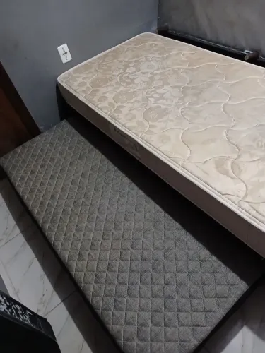 Cama box com auxiliar e Colchão Kappesberg D40