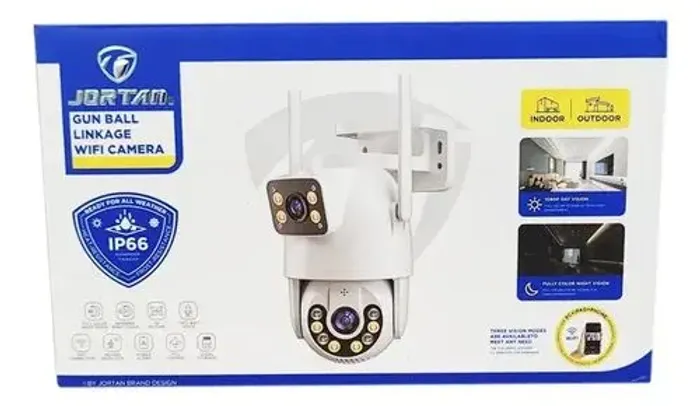Câmera externa wi-fi visão noturna sensor de movimento
