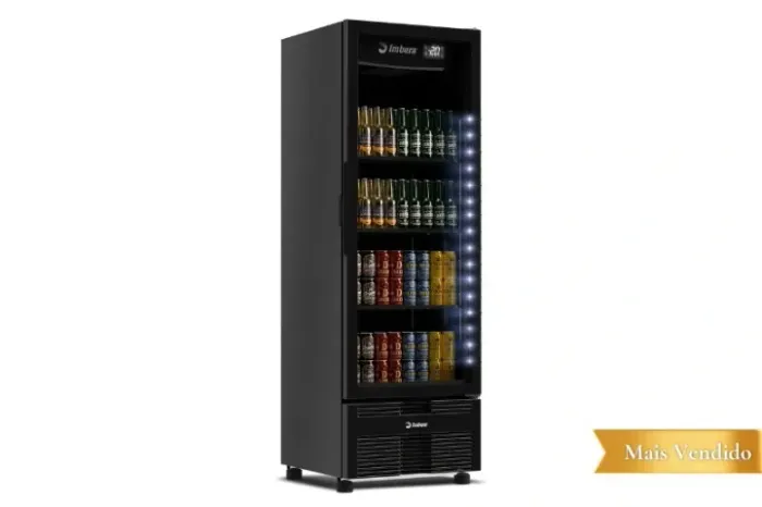 Cervejeira Expositora Imbera CCV355 Full Black 569L Porta Vidro
