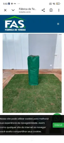 Tendas sanfonada 2x2 Maca F.A.S para uso profissional, estr. em aço, lona em PVC náutico.