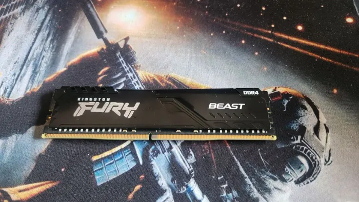 Memória DDR4 Kingston Fury Beast, 16GB, 3200Mhz, Preto,