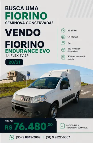 Fiat Fiorino Endurance EVO 1.4 Flex 8V 2P 2021