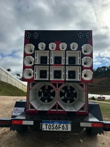 Reboque de som/ carretinha de som