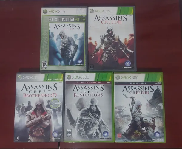 Coleção Assassin's Creed do 1 ao 3